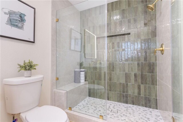 20611 Devonshire St, Chatsworth, CA 91311 - bathroom with toilet and a shower stall