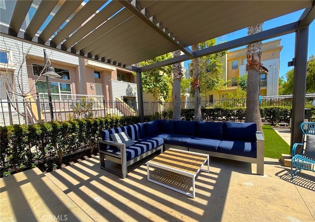 612 E Carson St Unit 303, Carson, CA 90745 - view of patio featuring an outdoor living space