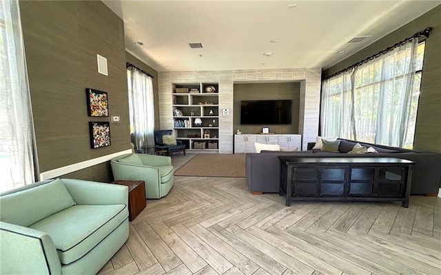 612 E Carson St Unit 303, Carson, CA 90745 - living room with built in features and recessed lighting