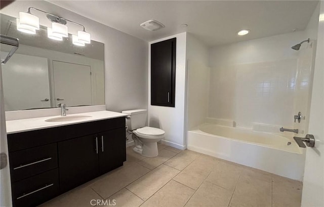 612 E Carson St Unit 303, Carson, CA 90745 - full bathroom with vanity, tile patterned floors, and shower / bathtub combination