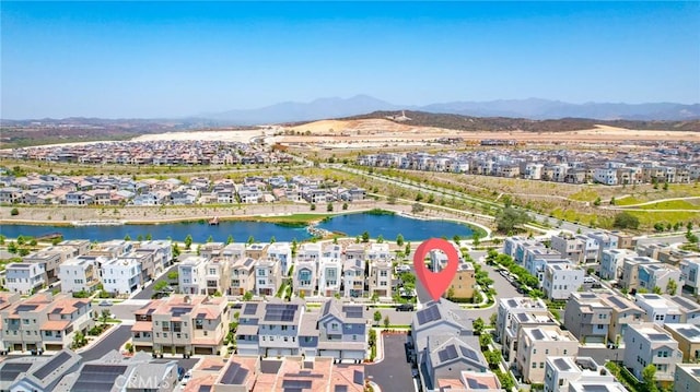10 Wisteria St, Rancho Mission Viejo, CA 92694 - aerial overview of property's location featuring a water and mountain view and nearby suburban area