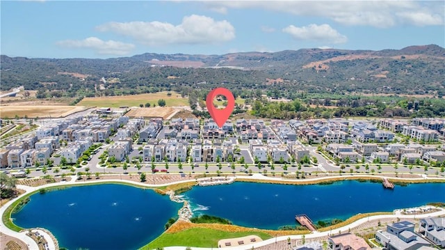 112 Juniper Dr, Rancho Mission Viejo, CA 92694 - aerial view of residential area featuring a water and mountain view