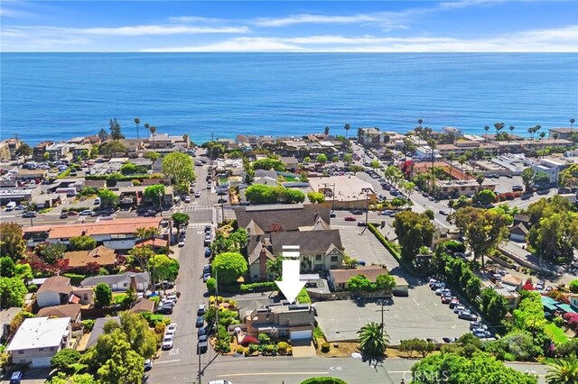 390 Saint Anns Dr, Laguna Beach, CA 92651 - aerial perspective of suburban area with a nearby body of water