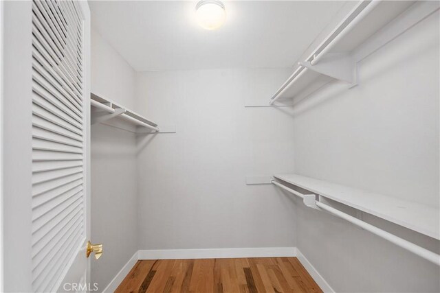 390 Saint Anns Dr, Laguna Beach, CA 92651 - spacious closet featuring wood finished floors