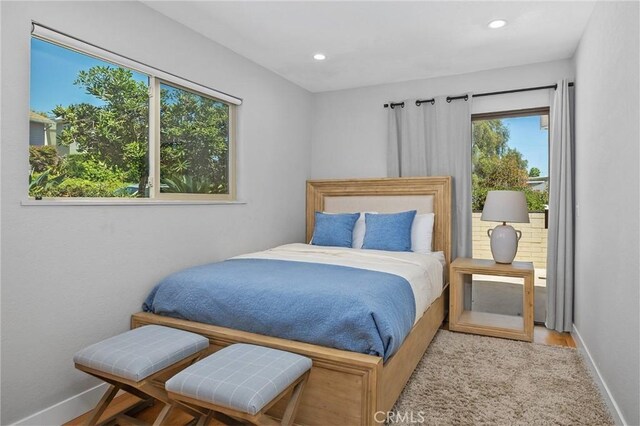 390 Saint Anns Dr, Laguna Beach, CA 92651 - bedroom with wood finished floors and recessed lighting