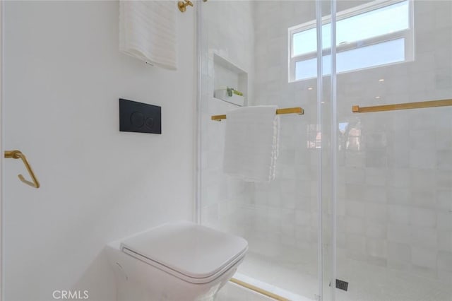 200 N Alberta Pl, Fullerton, CA 92833 - bathroom featuring a stall shower and toilet