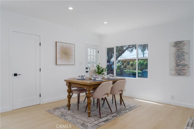 200 N Alberta Pl, Fullerton, CA 92833 - dining room with light wood-type flooring and recessed lighting
