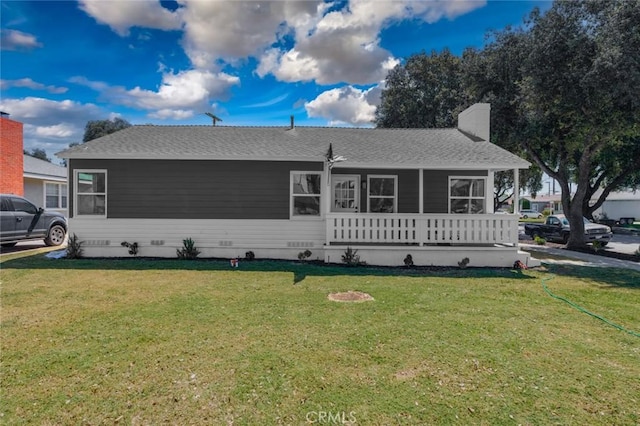 200 N Alberta Pl, Fullerton, CA 92833 - ranch-style house featuring a front lawn, a chimney, and crawl space