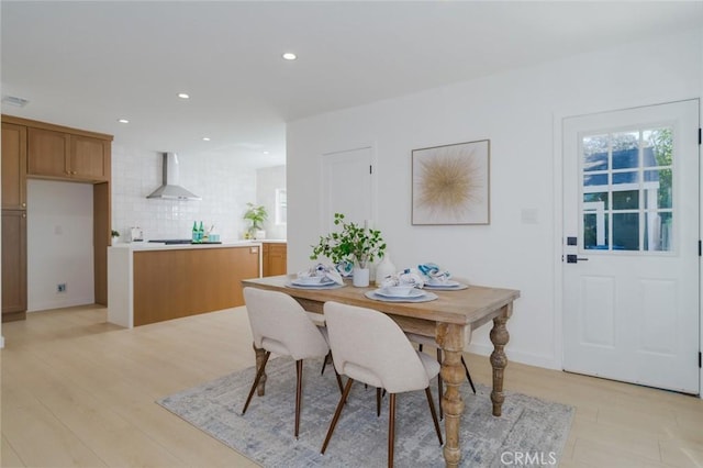 200 N Alberta Pl, Fullerton, CA 92833 - dining room featuring recessed lighting and light wood-style flooring