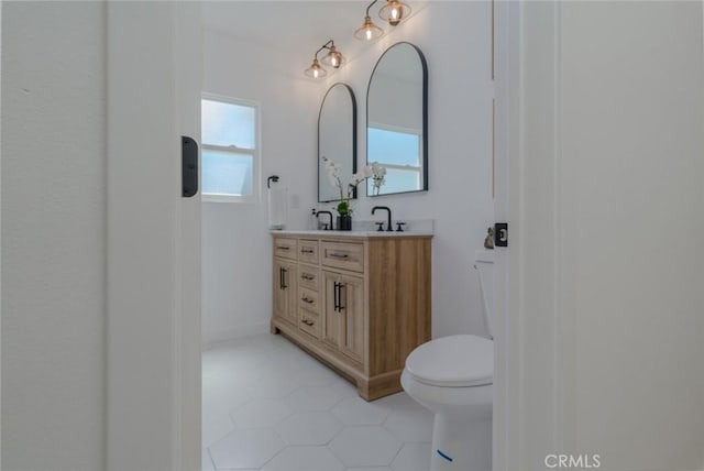 200 N Alberta Pl, Fullerton, CA 92833 - bathroom with double vanity and tile patterned floors