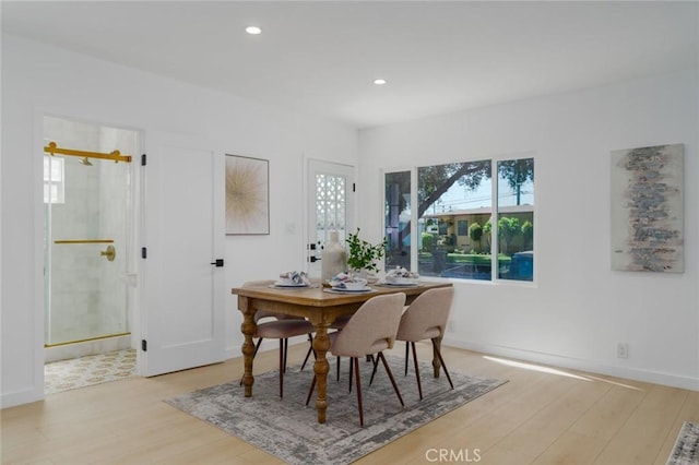 200 N Alberta Pl, Fullerton, CA 92833 - dining area featuring light wood-style floors and recessed lighting