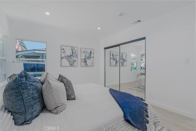 200 N Alberta Pl, Fullerton, CA 92833 - bedroom with multiple windows, recessed lighting, and a closet