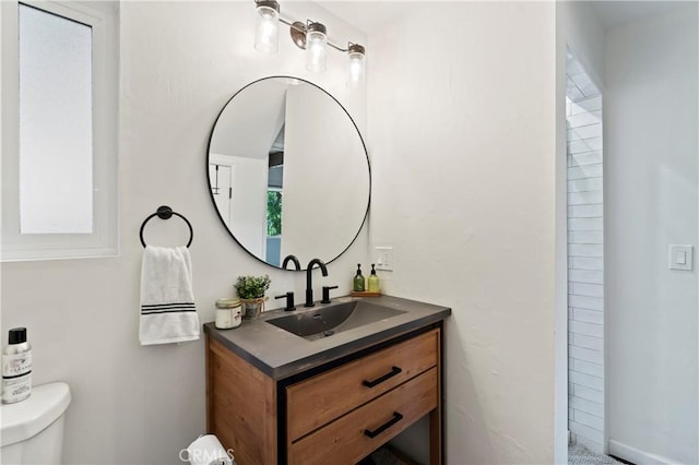 698 W Victoria Ct, Lake Arrowhead, CA 92352 - bathroom featuring vanity and a shower