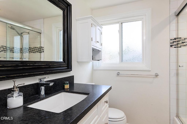 18845 Braemore Rd, Porter Ranch, CA 91326 - full bathroom with a tile shower and vanity