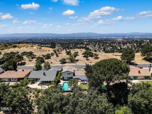 18845 Braemore Rd, Porter Ranch, CA 91326 - aerial view of residential area featuring a pool