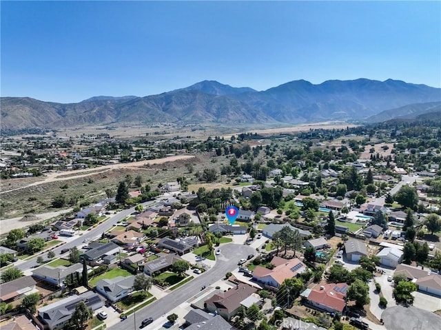 35632 Avocado St, Yucaipa, CA 92399 - aerial perspective of suburban area featuring mountains