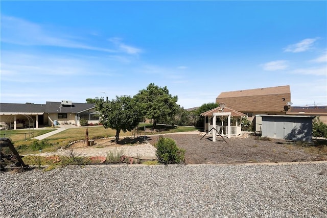 35632 Avocado St, Yucaipa, CA 92399 - view of yard with a gazebo