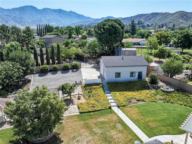 35632 Avocado St, Yucaipa, CA 92399 - view from above of property with a mountain backdrop