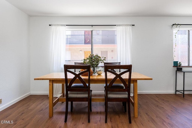 377 W California Ave, Glendale, CA 91203 - dining room featuring wood finished floors and baseboards