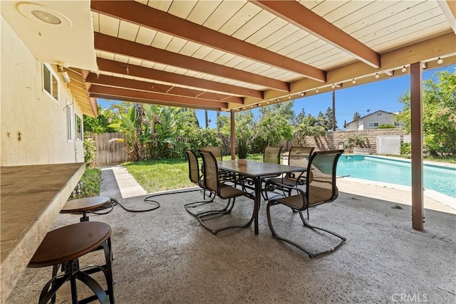1626 Birchfield Dr, Tustin, CA 92780 - fenced backyard with a patio and outdoor dining area