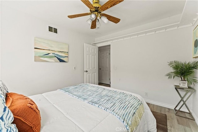 1626 Birchfield Dr, Tustin, CA 92780 - bedroom featuring wood finished floors and ceiling fan