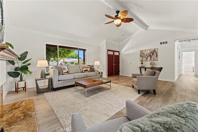 1626 Birchfield Dr, Tustin, CA 92780 - living area with light wood-style floors and ceiling fan