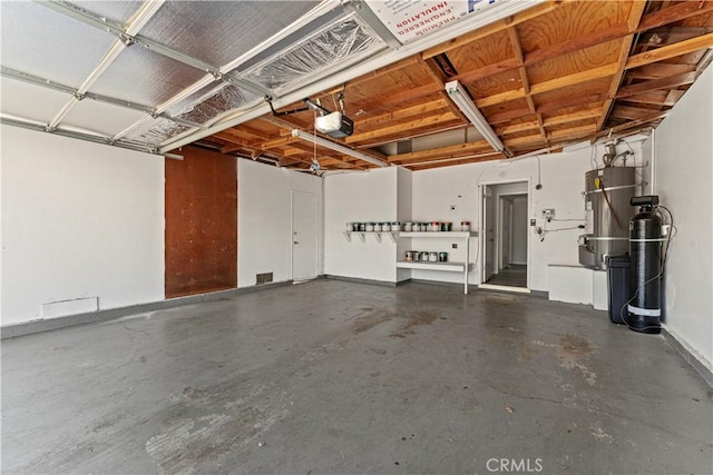 1626 Birchfield Dr, Tustin, CA 92780 - garage with water heater and a garage door opener