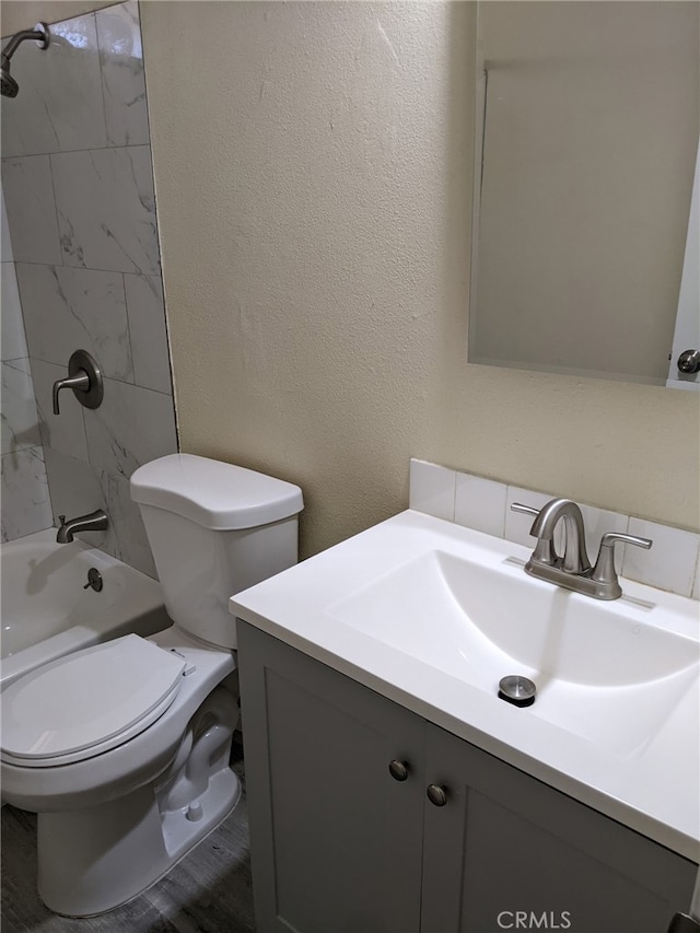 18605 New Hampshire St, Adelanto, CA 92301 - bathroom featuring vanity and bathtub / shower combination