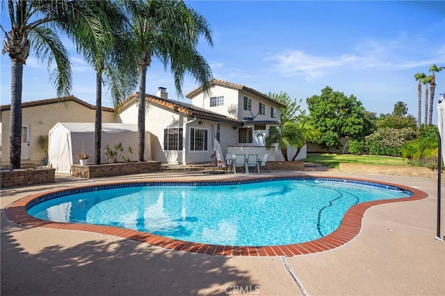 8609 Dunwoodie Rd, Santee, CA 92071 - outdoor pool with a patio