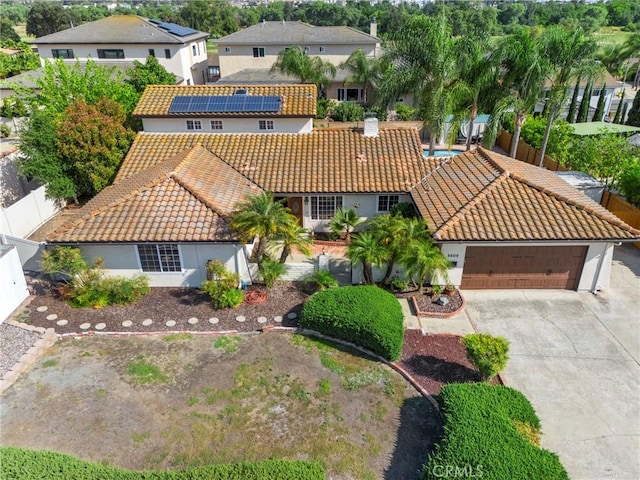 8609 Dunwoodie Rd, Santee, CA 92071 - aerial perspective of suburban area
