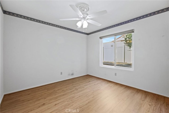 8609 Dunwoodie Rd, Santee, CA 92071 - unfurnished room featuring wood finished floors and ceiling fan
