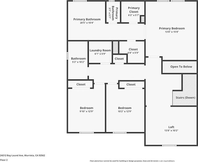 24212 Bay Laurel Ave, Murrieta, CA 92562 - view of floor plan / room layout