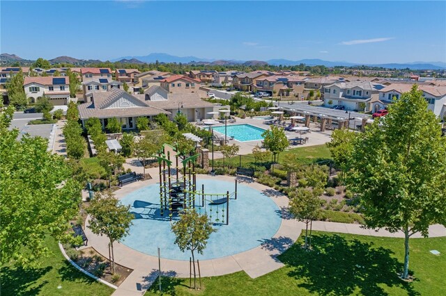 24212 Bay Laurel Ave, Murrieta, CA 92562 - aerial view of residential area featuring mountains