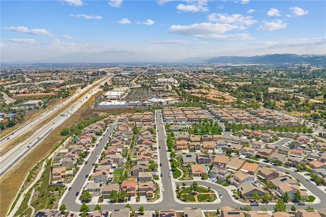 24212 Bay Laurel Ave, Murrieta, CA 92562 - aerial overview of property's location featuring nearby suburban area and mountains