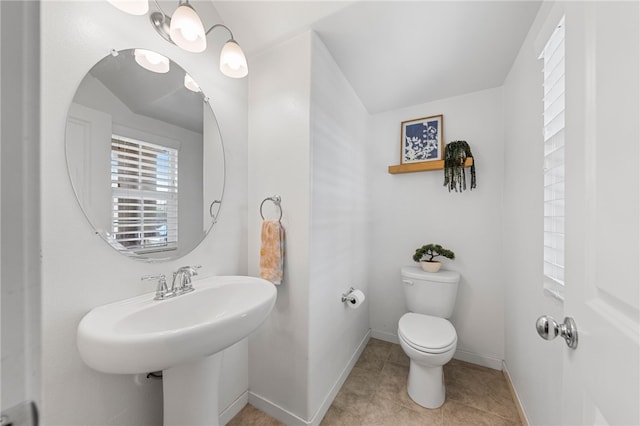 24212 Bay Laurel Ave, Murrieta, CA 92562 - half bathroom with toilet and tile patterned flooring