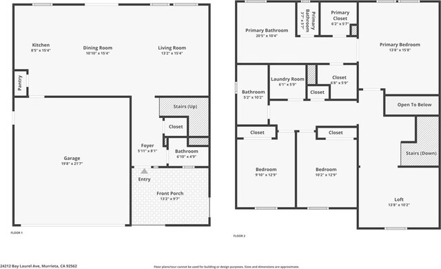24212 Bay Laurel Ave, Murrieta, CA 92562 - view of property floor plan