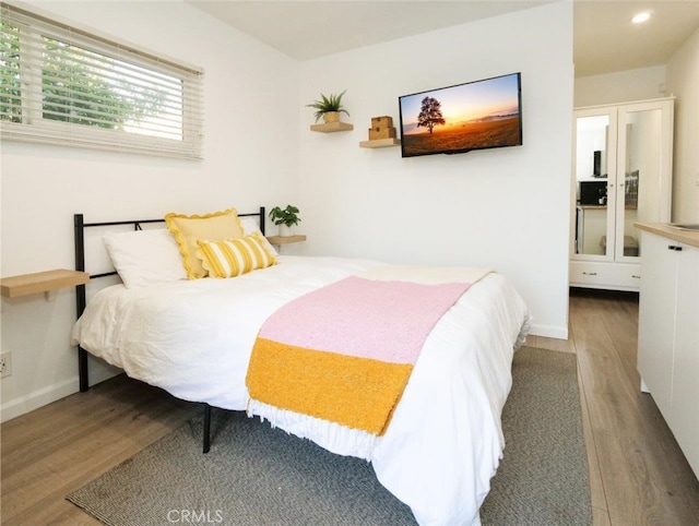 5435 W 76th St, Los Angeles, CA 90045 - bedroom featuring wood finished floors and recessed lighting