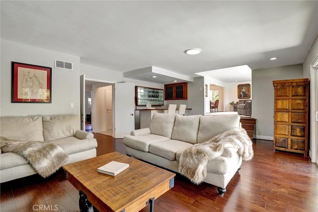 891 Palo Verde Ave, Long Beach, CA 90815 - living room with wood finished floors and recessed lighting