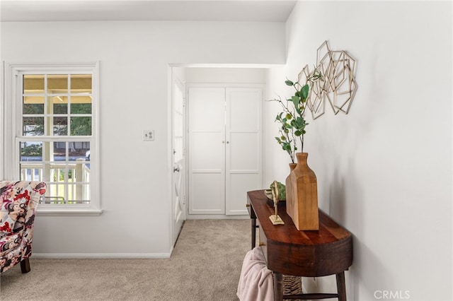 209 S Homerest Ave, West Covina, CA 91791 - foyer featuring light colored carpet and baseboards