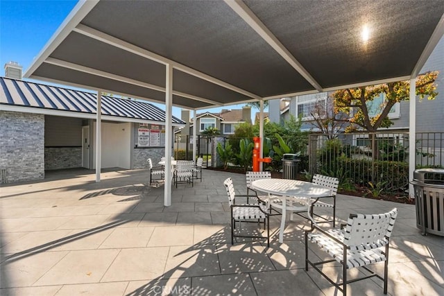 13562 Mahogany Pl, Tustin, CA 92782 - view of patio with outdoor dining area
