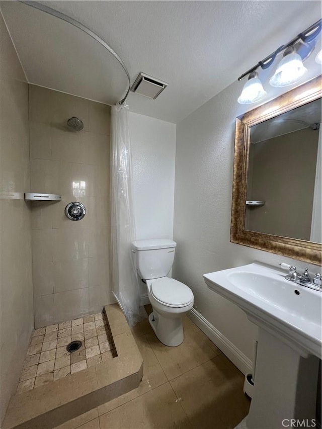 4539 Brookview Ct, Chino Hills, CA 91709 - full bath with a tile shower and tile patterned flooring