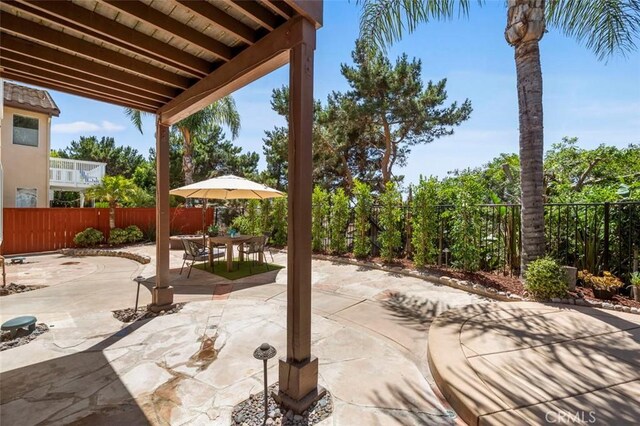 6407 Ruby, Carlsbad, CA 92011 - fenced backyard featuring a patio area and outdoor dining space