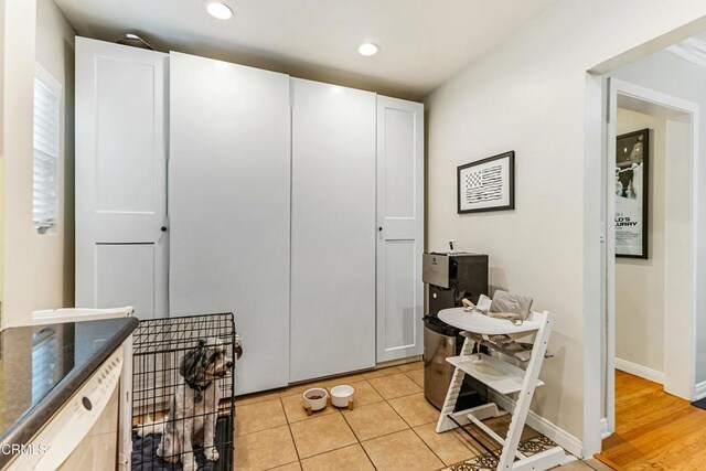 357 Northcliff Rd, Pasadena, CA 91107 - dining room featuring recessed lighting and light tile patterned flooring