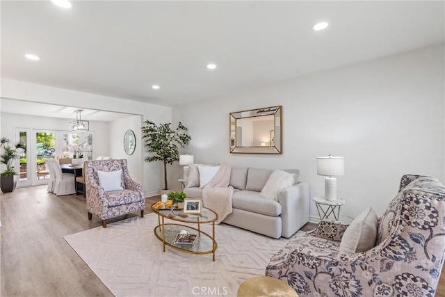 26982 Pueblonuevo Dr, Mission Viejo, CA 92691 - living area featuring wood finished floors and recessed lighting