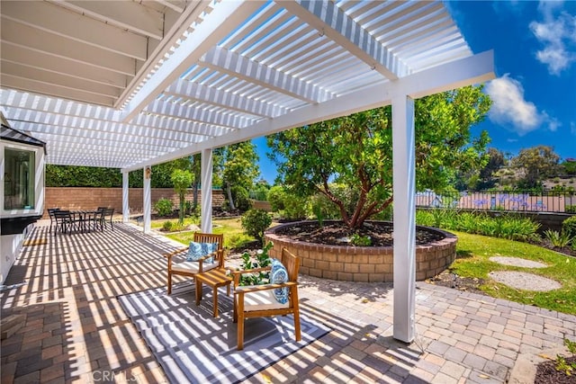 26982 Pueblonuevo Dr, Mission Viejo, CA 92691 - fenced backyard with a pergola and a patio area