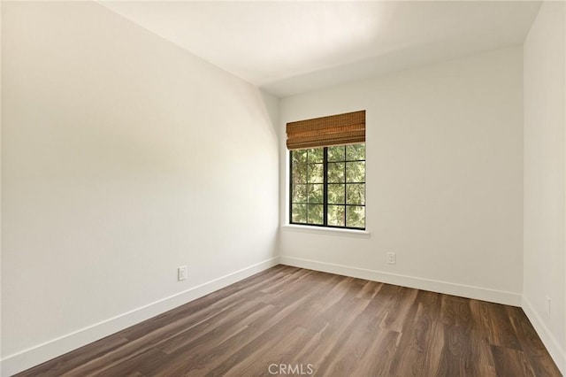531 Rose Ln, Twin Peaks, CA 92391 - unfurnished room with dark wood-style floors and baseboards