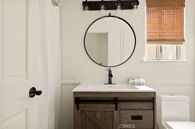 531 Rose Ln, Twin Peaks, CA 92391 - bathroom with vanity and toilet