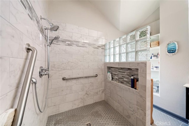 11056 Orchard View Ln, Riverside, CA 92503 - full bathroom with vaulted ceiling and walk in shower