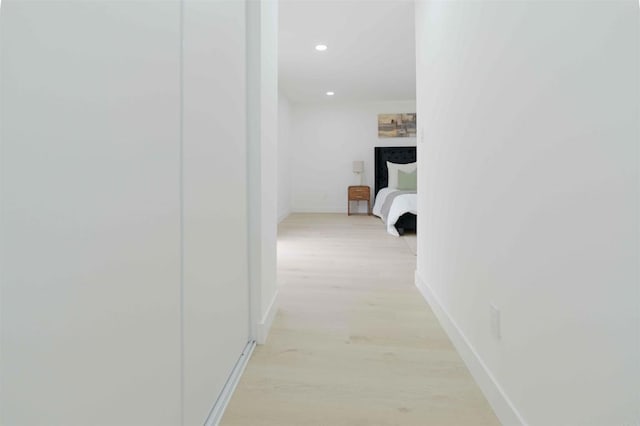 254 Rexview Dr, San Diego, CA 92114 - corridor with light wood-type flooring and recessed lighting