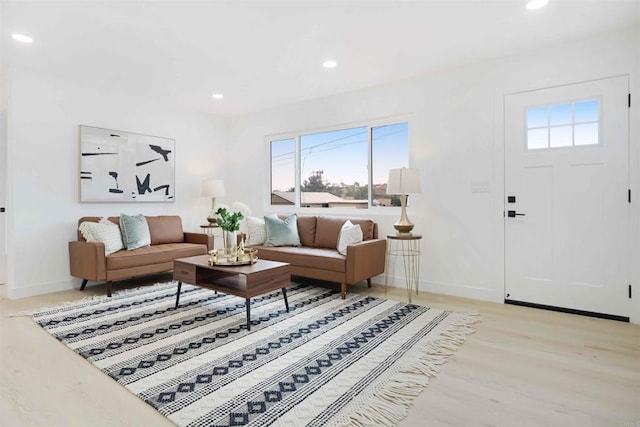 254 Rexview Dr, San Diego, CA 92114 - living room featuring recessed lighting and light wood-style floors